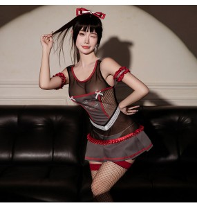 FEE ET MOI - Energetic Cheerleader Costume (Black - Gray)